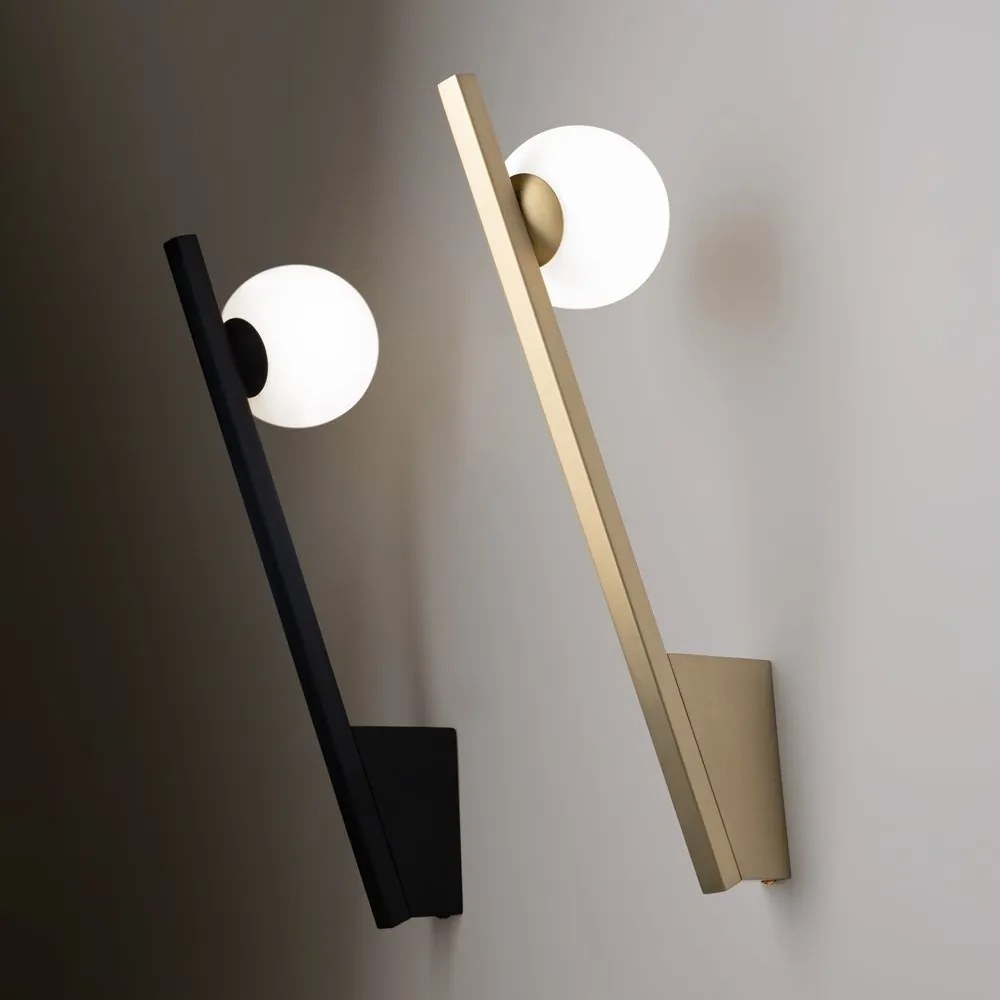 Aplica de perete design modern minimalist Kazimir auriu/alb