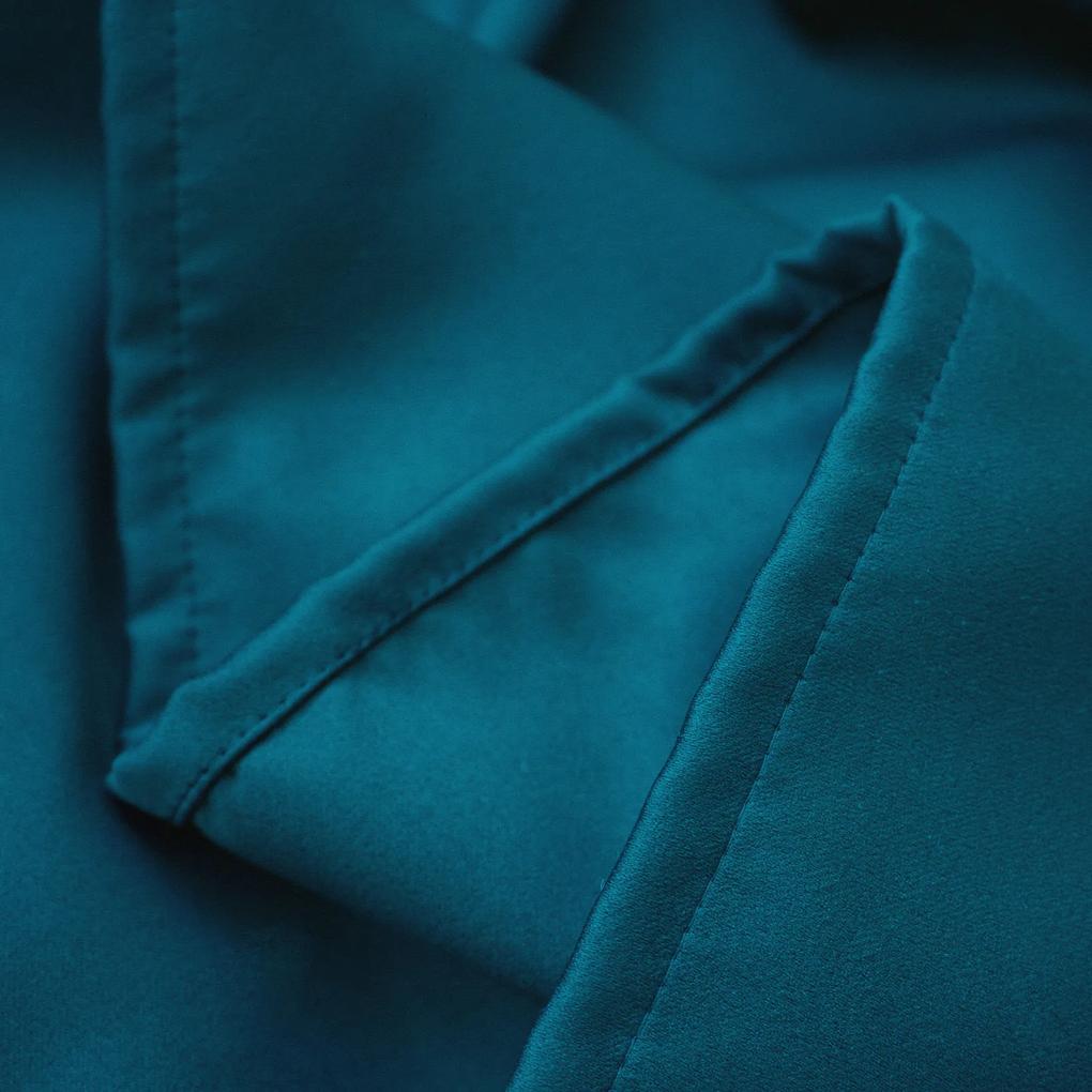 Goldea draperie blackout - bl-61 albastru petrol - lățime 270 cm 200x270 cm