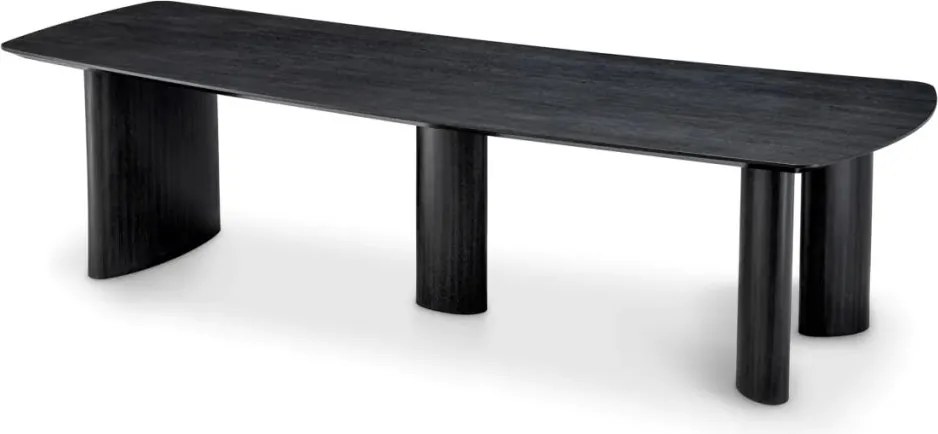 Masa design LUX Bergman L Charcoal grey, 300x120cm
