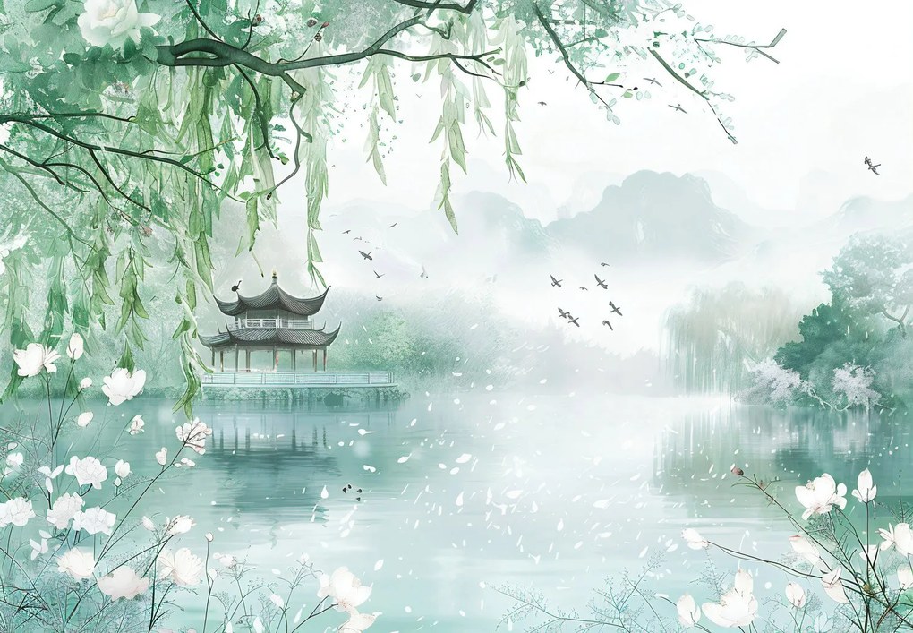 Fototapet - Lac Chinezesc II (147x102 cm)