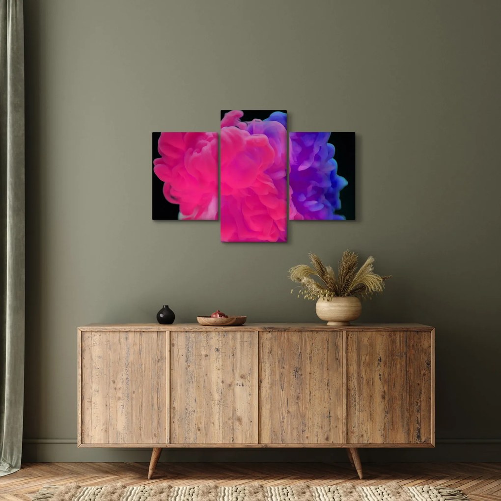 Tablou cu fum colorat (90x60 cm)