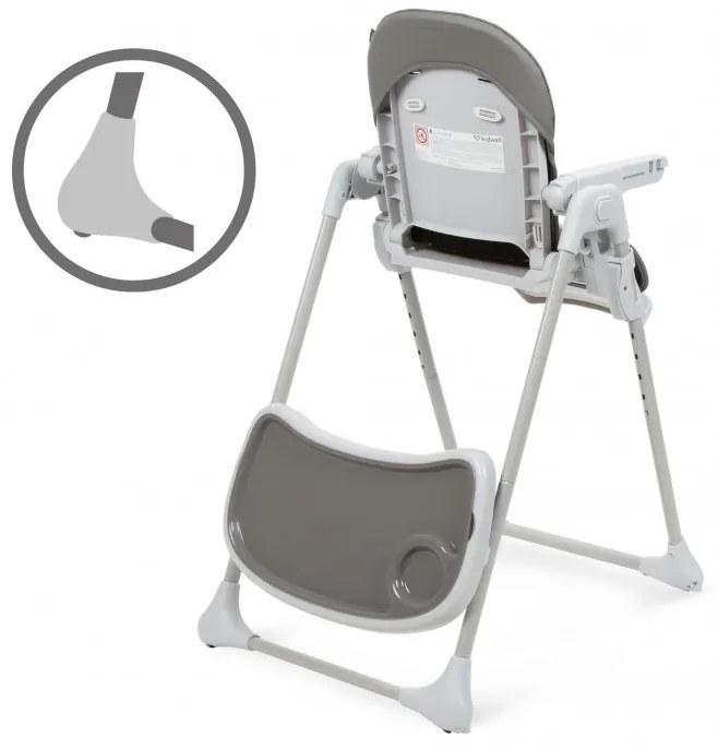 Scaun de masa multifunctional Kidwell BENO - Gray