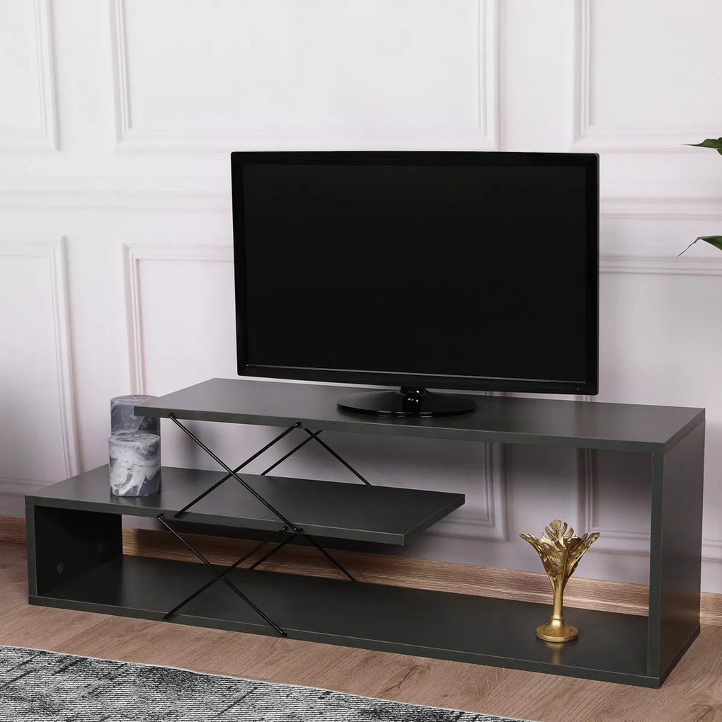 Măsuță TV Zigzag Anthracite