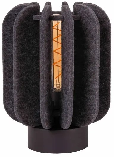 Lampă de masă Lucide 45592/01/36 RAFAL 1xE27/40W/230V negru/gri