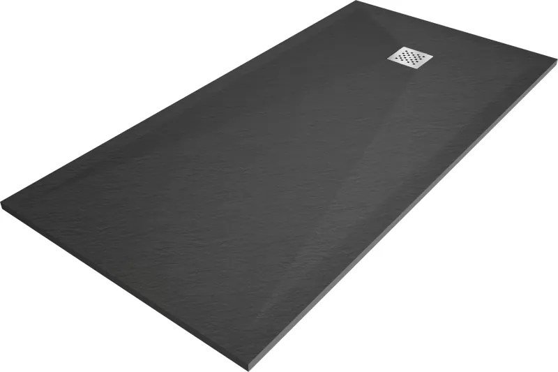 Mexen Stone+ cadă de duș din compozit dreptunghiular 200 x 80 cm, antracit - 44718020