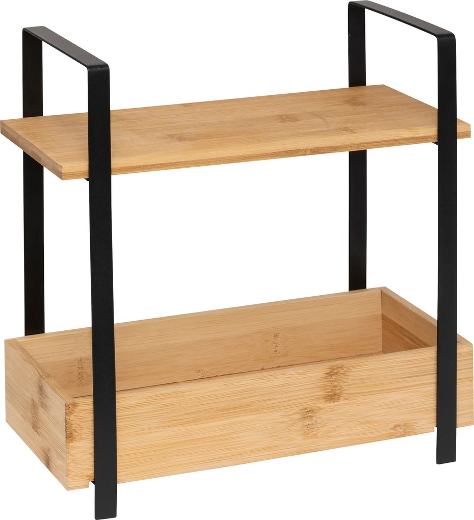 Raft pentru blat de bucătărie ORDERA cu recipient, 30 x 14 x 30 cm