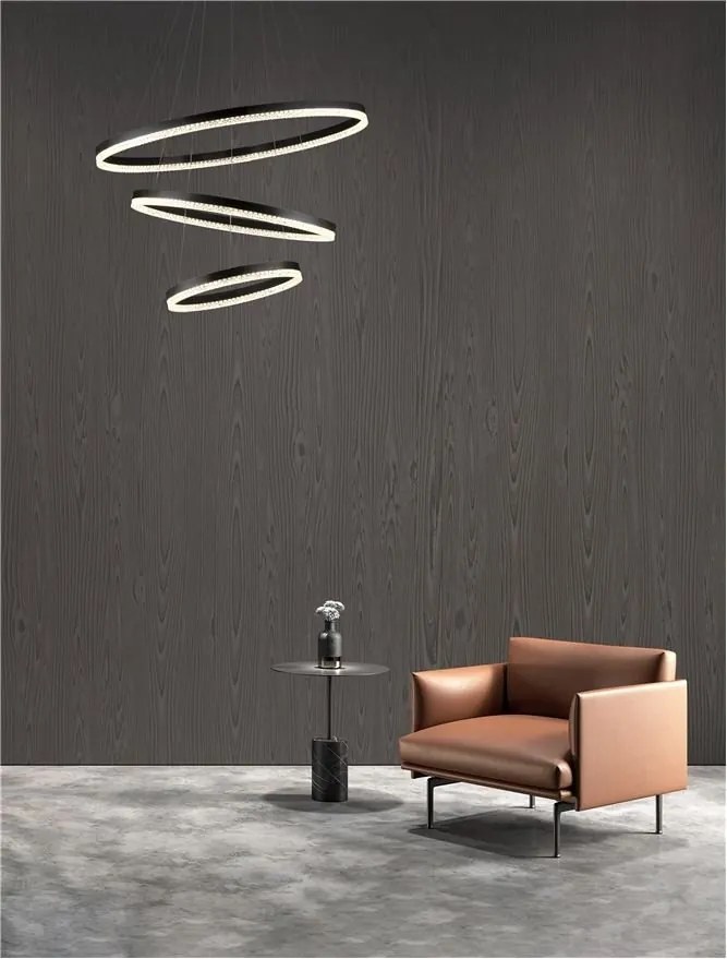 Lustra LED suspendata design elegant ADRIA D-80cm