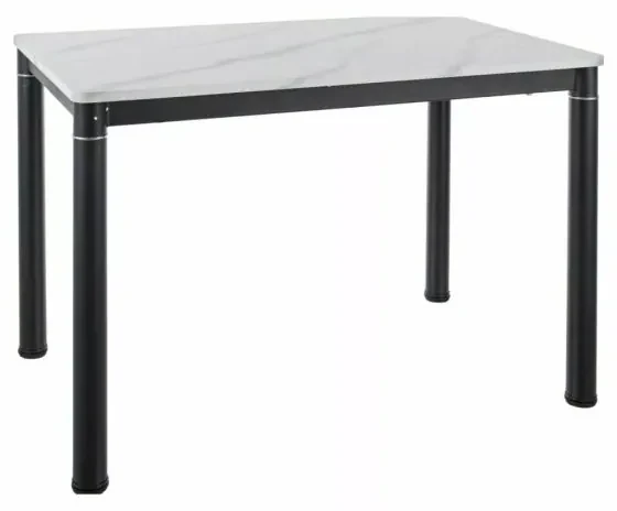 Masa Bucatarie Si Dining Damar MDF Marmura/ Negru 110X70 | BIANO
