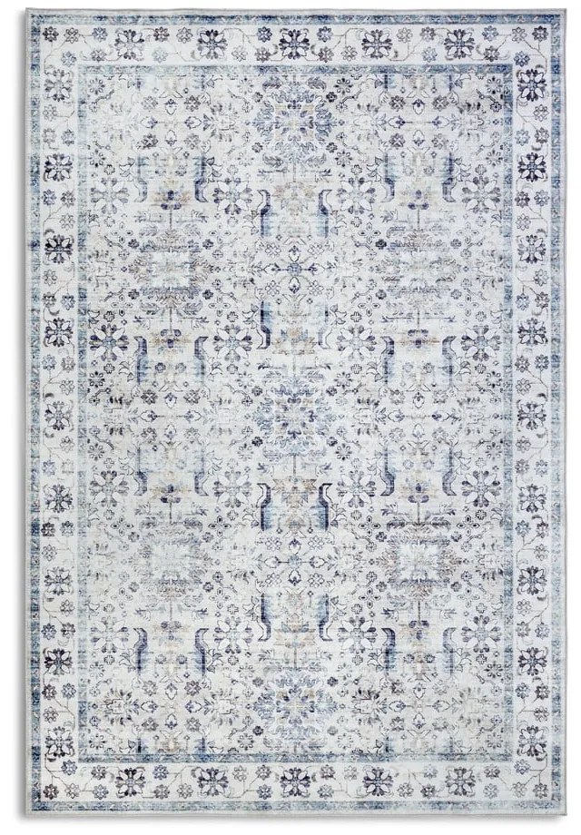 Covor albastru deschis 160x230 cm Saveh Cream Blue – Elle Decoration