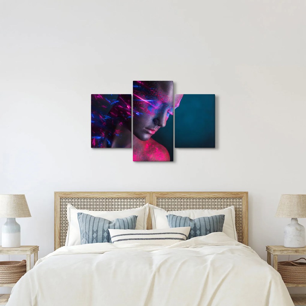 Tablou strălucitor a femeii (90x60 cm)