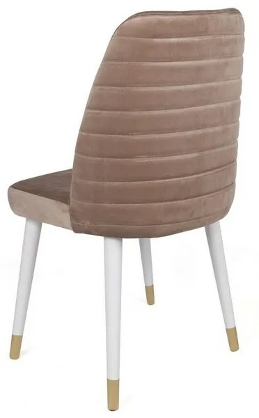 Set de scaune de sufragerie Hugo Beige and White,2 bucăți