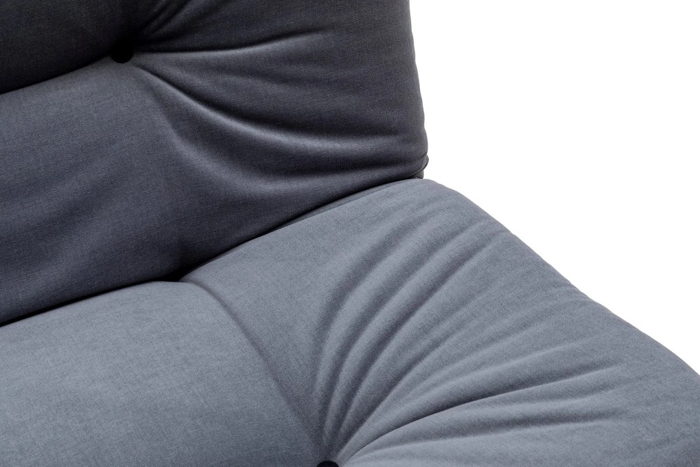 Canapea extensibilă cu 3 locuri Misa Small Sofabed-Grey Gri