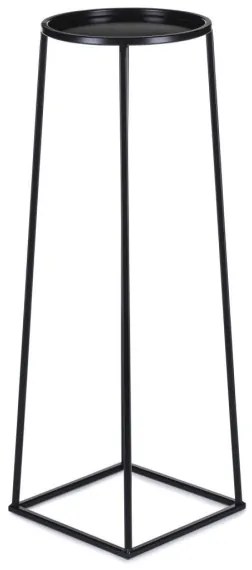 Suport pentru flori LOFT 70x24 cm negru