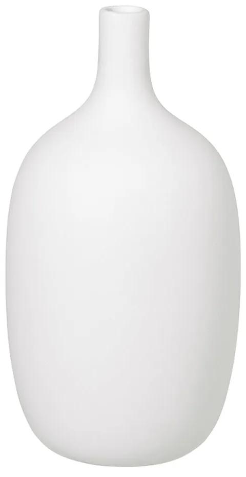 Vază din ceramică Blomus Ceola, înălțime 21 cm, alb
