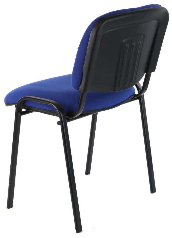 Scaun de conferinta Viva N, picioare negre, albastru