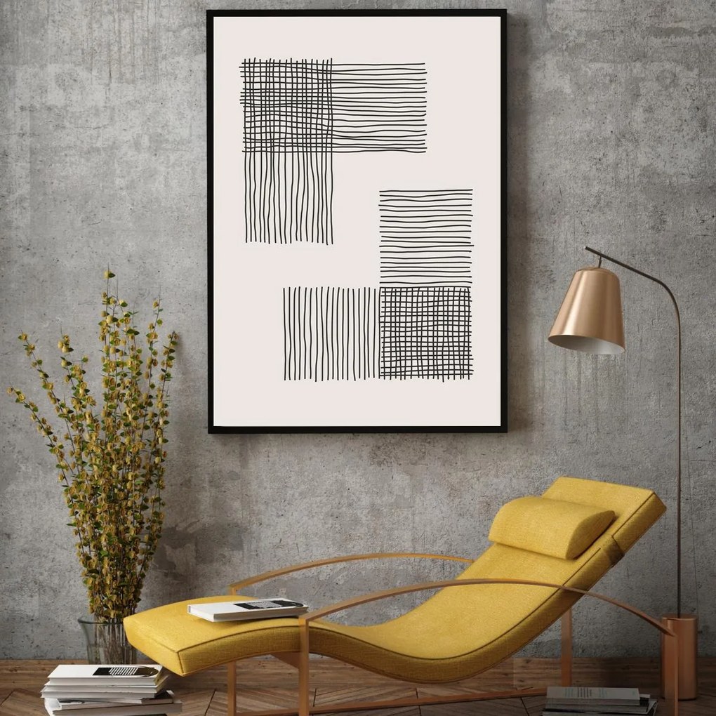 Poster - Abstracție pictată (A4)