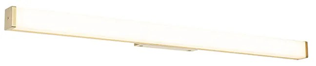 Aplică de perete pentru baie din alamă 92 cm cu LED IP44 - Cascada