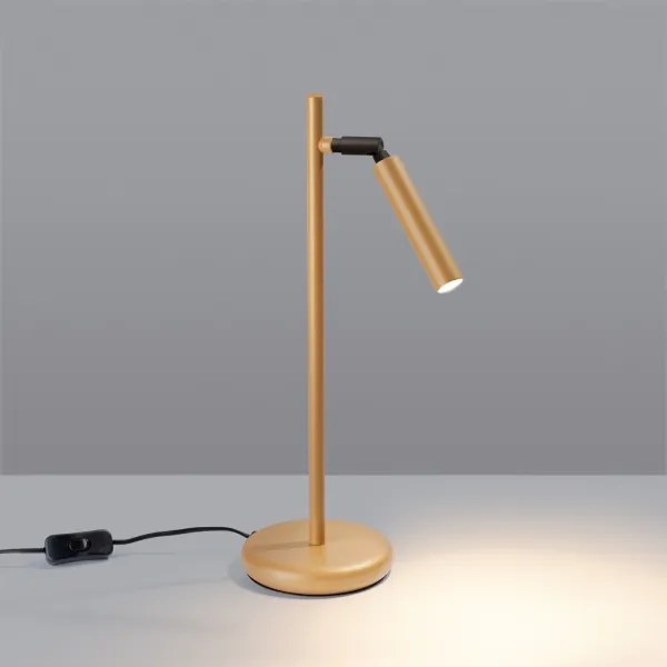 Lampă de masă Sollux SL.1470 PASTELO 1xG9/8W/230V auriu