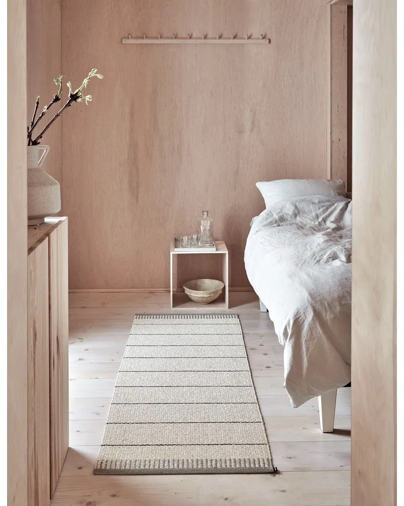 Covor pentru exterior și interior gri deschis/crem 60x125 cm Belle Warm Grey – Pappelina