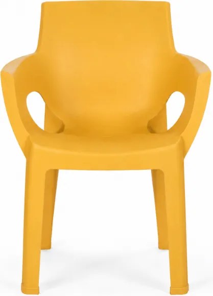 Scaun de luat masa pentru gradina IVY, galben