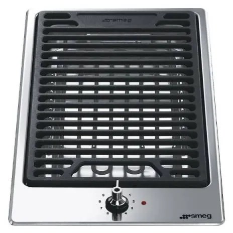 Grill incorporabil Smeg Classic PGF30B, 30 cm