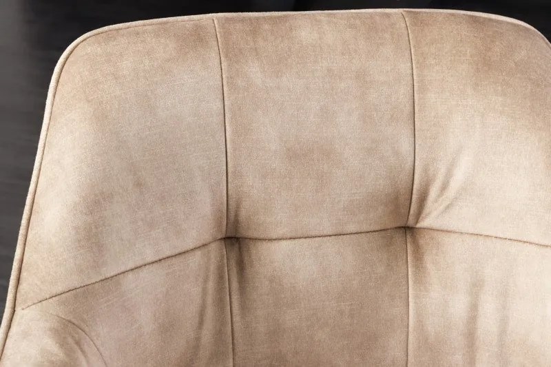 Set de 2 scaune pivotante Loft, sampanie