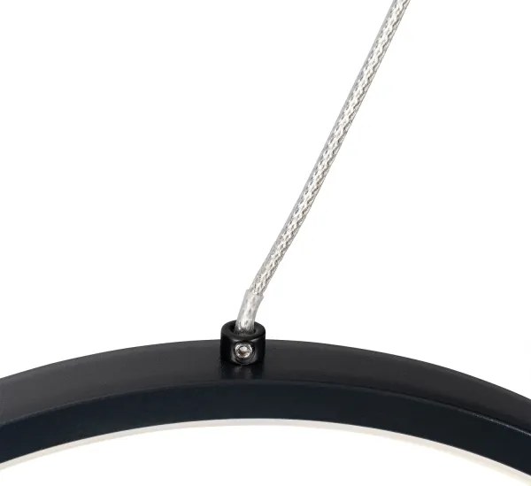 Brilagi - Lustră LED suspendată pe cablu ECHO LED/60W/230V 4000K 100 cm negru