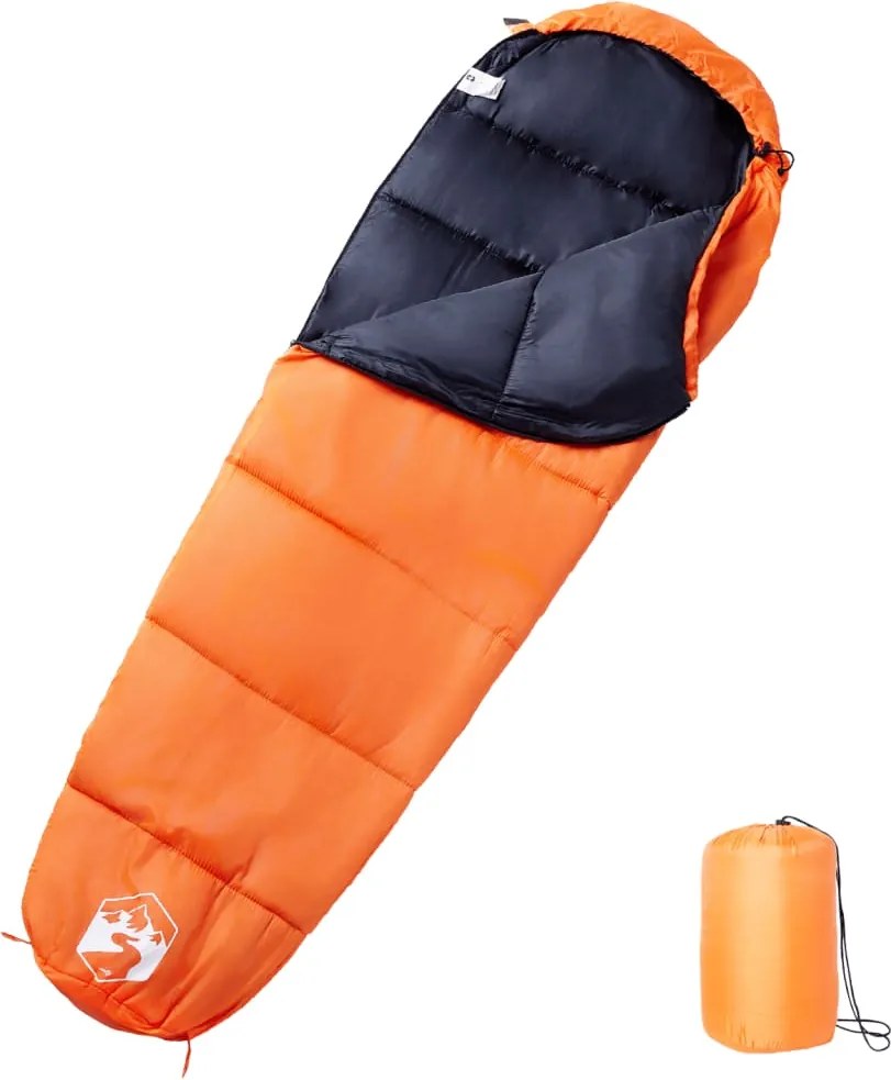 vidaXL Sac de dormit tip mumie pentru adulți de camping, 3 anotimpuri