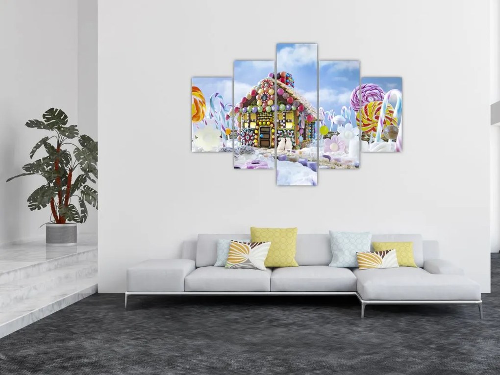 Tablou - Căsuță de turtă dulce (150x105 cm)