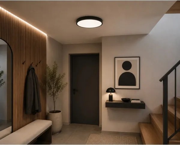 Brilagi - Plafonieră LED pentru baie ZENNA, LED/24W/230V, Ø 35 cm, IP44, finisaj antic