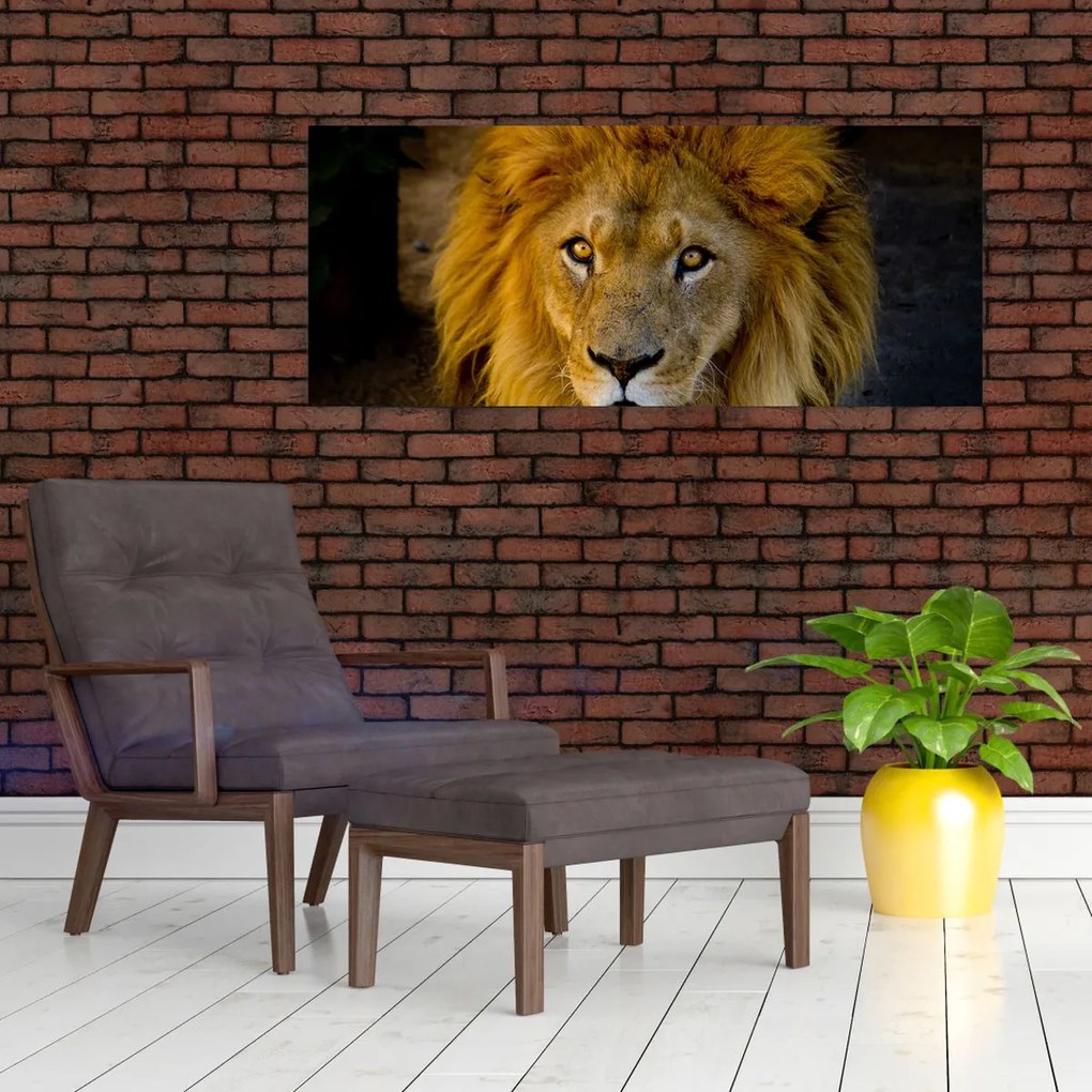 Tablou - Portret de leu (120x50 cm)
