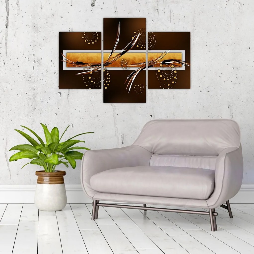 Tablou abstracției - Fluturi (90x60 cm)