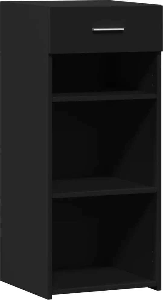 vidaXL Dulap, negru, 40x42,5x93 cm, lemn prelucrat