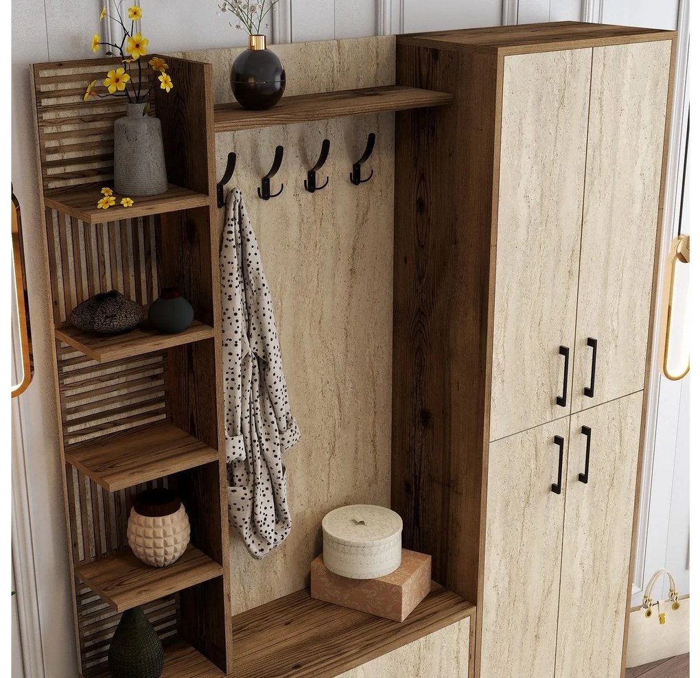 Mobilier hol Valery 3 (nuc + travertin). 1101337