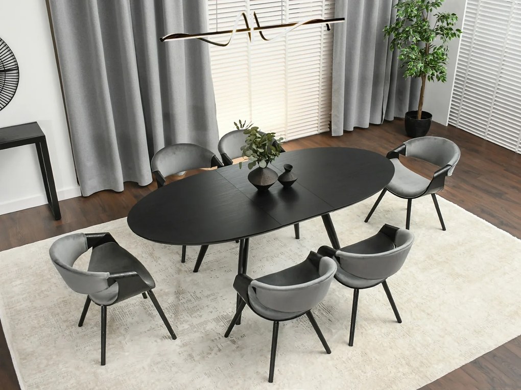 Scaun Bjorn K (gri + negru). 1110940