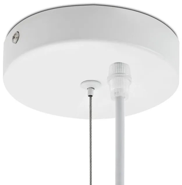 Lustra suspendata design decorativ Cloud alb 60cm