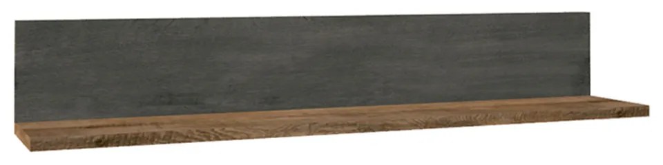 Raft Modestus P1 (stejar lefkas închis + smooth gri). 809340
