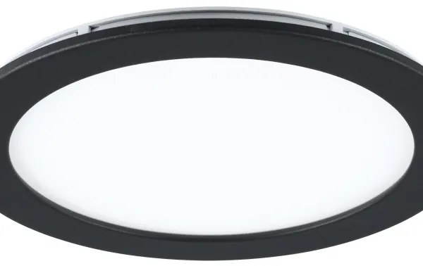 Eglo 31744 FUEVA-Z - Lampă LED dimabilă pentru baie, 10,5W/230V, IP44, negru