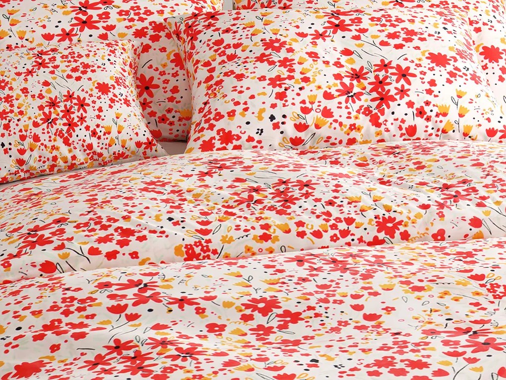 Lenjerie de pat din microfibra REDORA crem Dimensiune lenjerie de pat: 70 x 90 cm | 140 x 200 cm