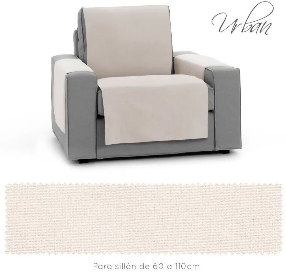 Husă crem pentru fotoliu 55 cm Urban – Casa Selección