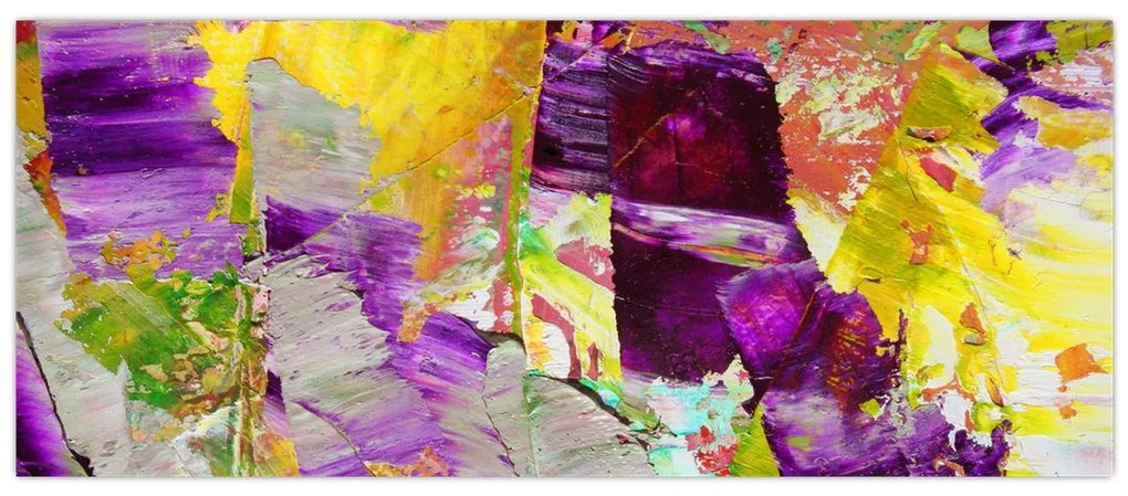 Tablou cu abstracție - pictura (120x50 cm)