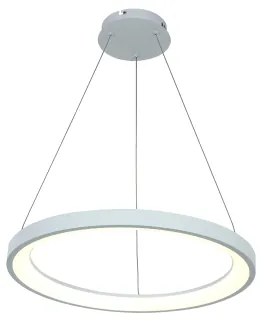 Brilagi - Lustra LED dimabilă pe cablu FALCON SLIM LED/42W/230V, Ø 50 cm, albă + telecomandă