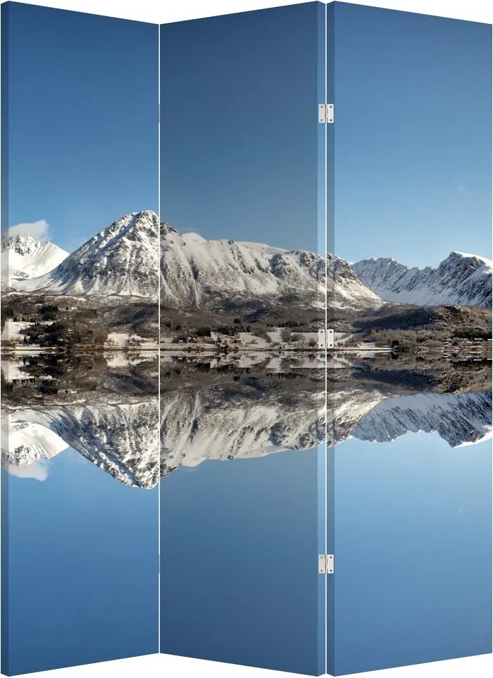Paravan - Munți și reflectarea lor (126x170 cm)