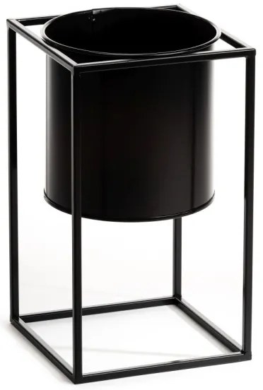 Suport pentru flori RING 40x23 cm negru