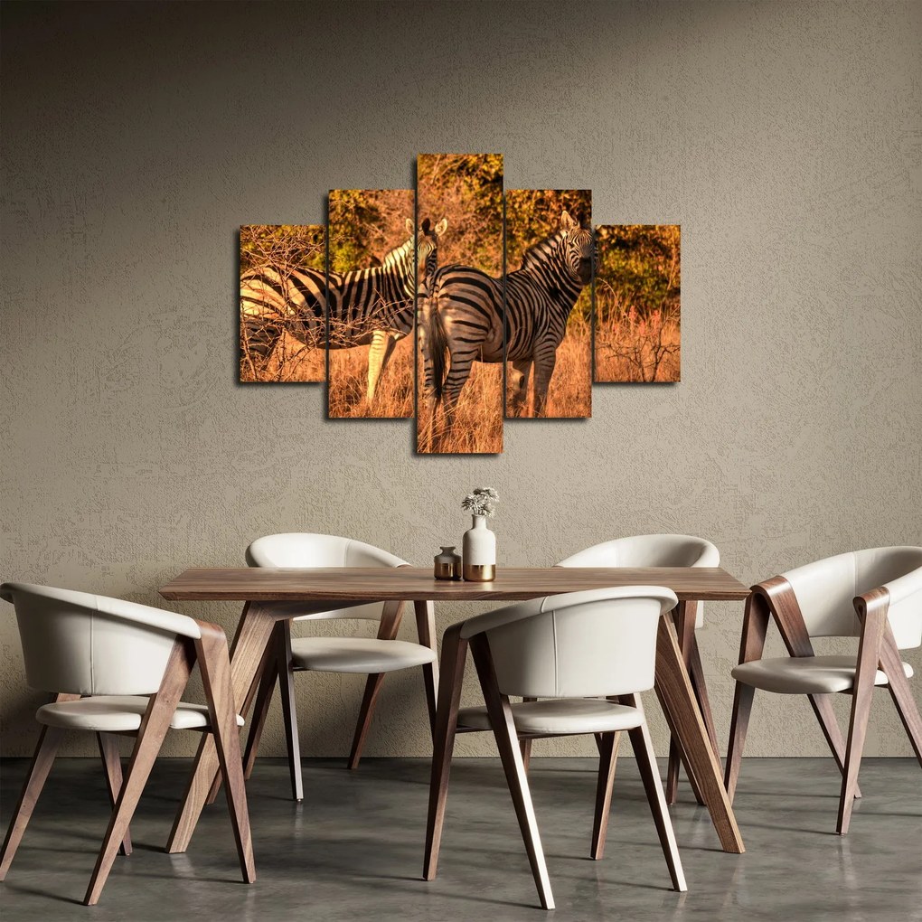 Tablou cu zebre (150x105 cm)
