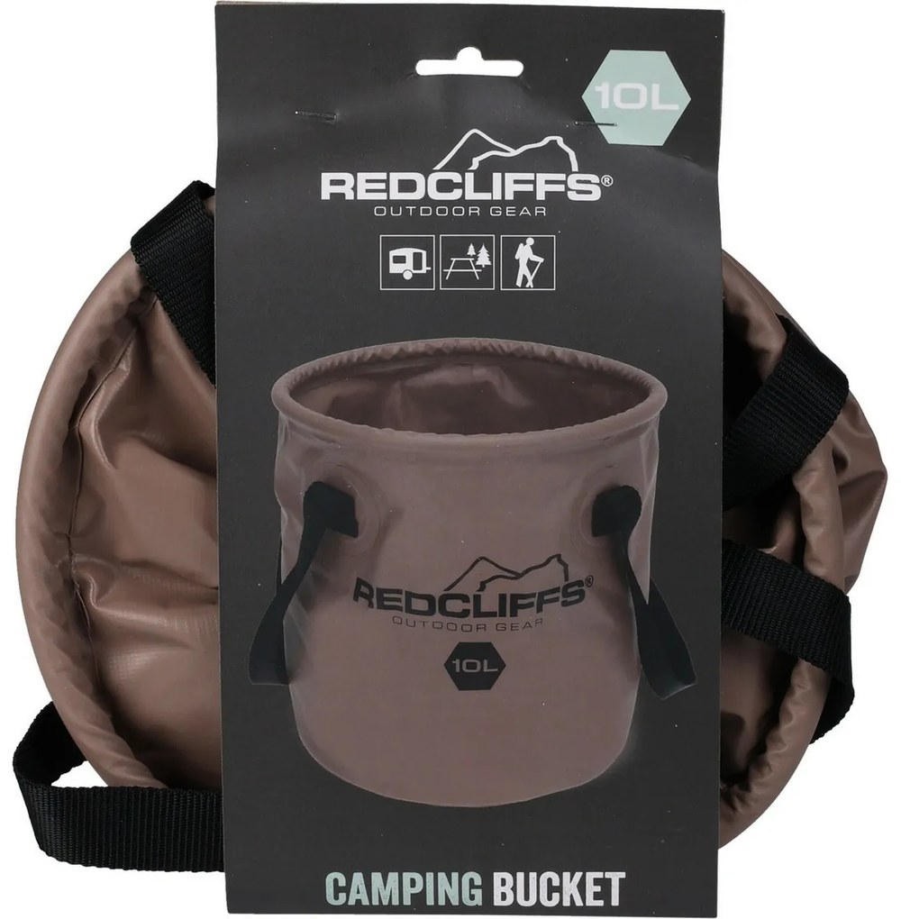 Găleată de camping pliabilă Redcliffs cu mânere,10 l
