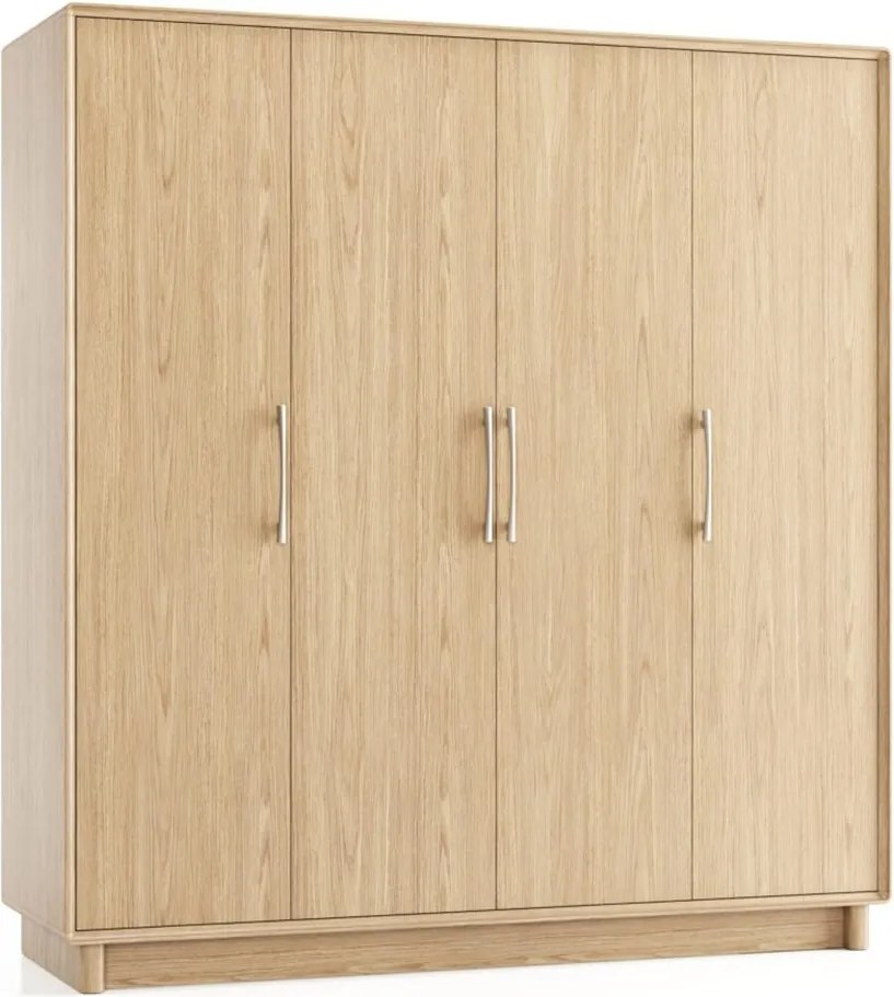 Dulap lemn masiv Cooper, 185 × 62 × 198 cm