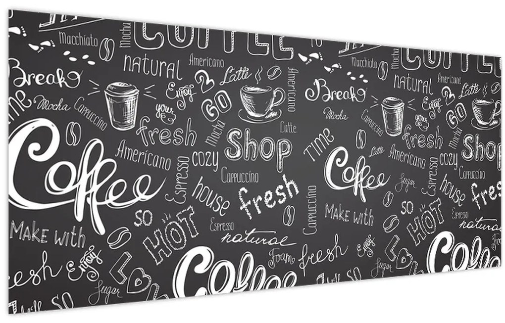 Tablou - Coffee (120x50 cm)
