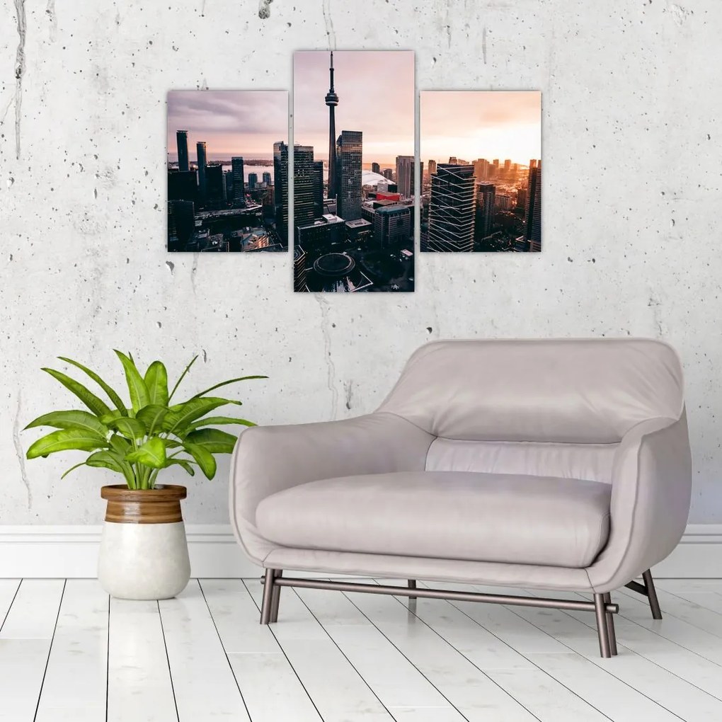 Tablou - Cntru orașului (90x60 cm)
