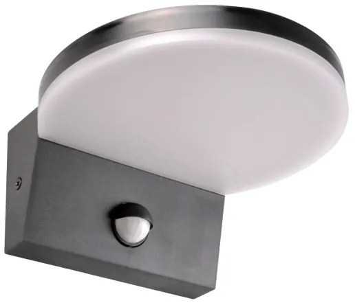 Aplică LED de exterior cu senzor TESA LED/10W/230V IP54 negru